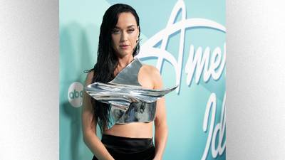 Katy Perry reacts to wardrobe malfunction, describes "joyful" sound of new album